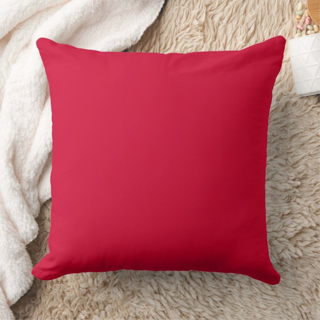 Color Solid Cherry Red Kissen (Decke)
