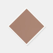 Color Solid Mocha Mousse Serviette (Ecke)