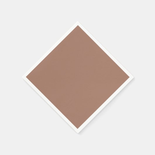 Color Solid Mocha Mousse Serviette (Ecke)