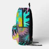 Color Splash Abstract Art Bedruckter Rucksack (Rechts)