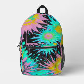 Color Splash Abstract Art Bedruckter Rucksack (Vorderseite)