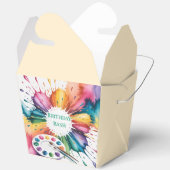 Color Splash Art Birthday Bash Geschenkschachtel (Offen)