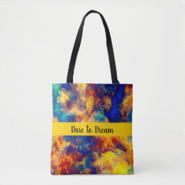 Color Splash Blue Red Yellow Aquamarin Multi Color Tasche
