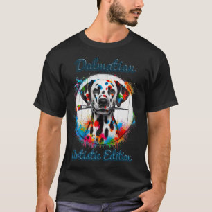 Color Splash Dalmatian Künstler T-Shirt