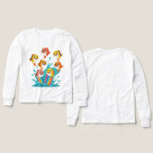 Color Splash Fish Kids Sweatshirt (Design Vorderseite & Rückseite)