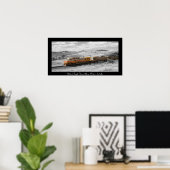 Color Splash Foto - Outback Freight Train Poster (Heimbüro)