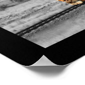 Color Splash Foto - Outback Freight Train Poster (Ecke)