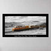 Color Splash Foto - Outback Freight Train Poster (Vorne)