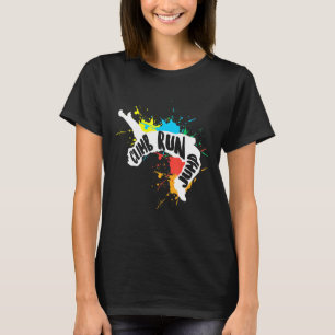 Color Splash Parkour Backflip Free Running Mp T-Shirt
