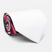 Color Splash Swirl - Vibrant Abstract Drip Art Krawatte (Gerollt)