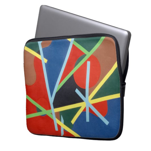 Color Stick Pattern Laptop Sleeve (Vorderseite Links)