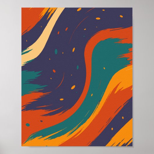 Color Streams - Ein Strom von Energie und Freude Poster (Vorne)