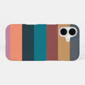 color stripes colorful pastel iPhone 16 hülle (Rückseite (Horizontal))