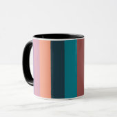 color stripes colorful pastel tasse (Vorderseite Links)