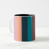 color stripes colorful pastel zweifarbige tasse (Vorderseite Links)