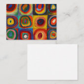 Color Study, 1913 by Wassily Kandinsky Mitteilungskarte (Vorne/Hinten)