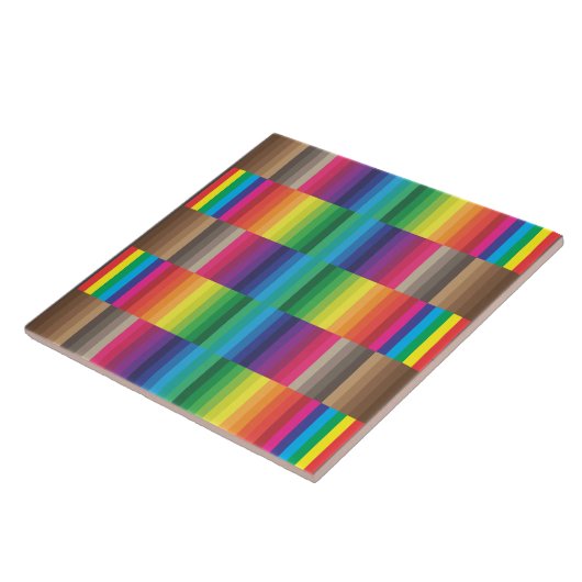 Color Swatch Rainbow Fliese (Seite)