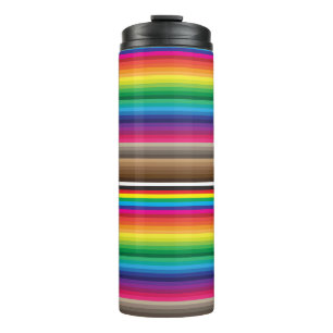 Color Swatch Rainbow Thermosbecher
