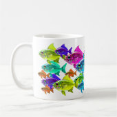 Color Swirl Fischer Kaffeetasse (Links)