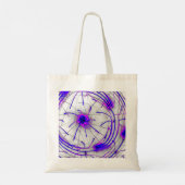 Color Swirl Tote Tragetasche (Rückseite)