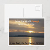 Color The World Orange™ 2026 Postkarten (Vorne/Hinten)