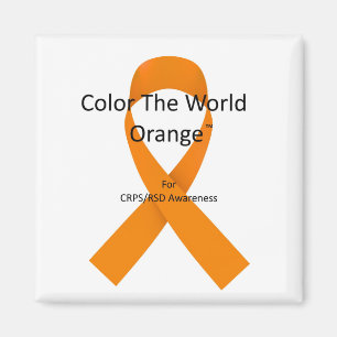 Color The World Orange™ for CRPS/RSD Magnet