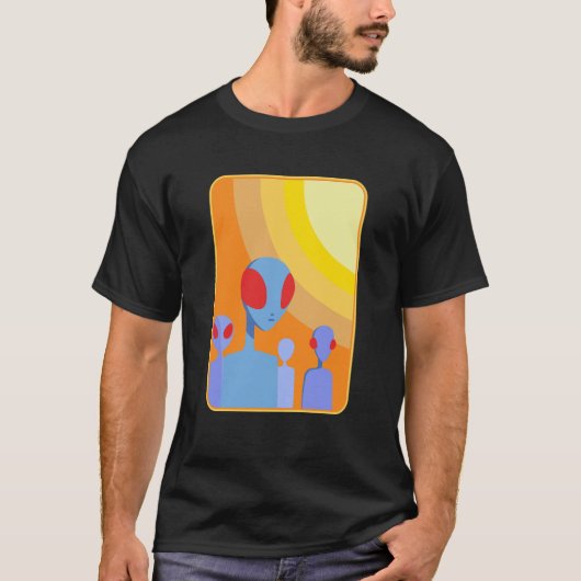 Color Theory Aliens T-Shirt (Vorderseite)
