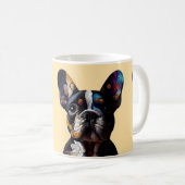 Color Theory Frenchie Kaffeetasse (VorderseiteRechts)