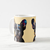 Color Theory Frenchie Kaffeetasse (Vorderseite Links)
