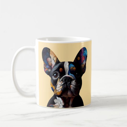 Color Theory Frenchie Kaffeetasse (Links)