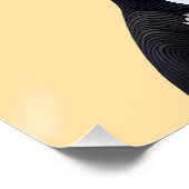 Color Theory Frenchie Poster (Ecke)