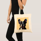 Color Theory Frenchie Tragetasche (Vorderseite (Produkt))