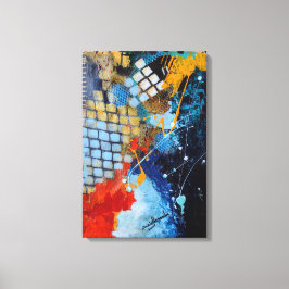 Color Turbulence Leinwanddruck