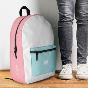 Color Vibe Pastel Pink Sky Stilvoller Tee Bedruckter Rucksack