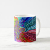 Color Vortex-Tasse Kaffeetasse (VorderseiteRechts)