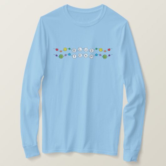 Color War Blue Team Shirt (Design vorne)