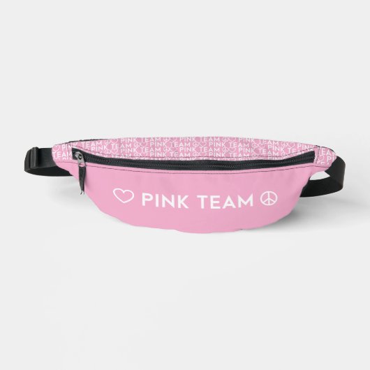Color War Pink Team Fanny Pack Bauchtasche (Vorderseite)