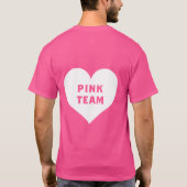 Color War Pink Team Shirt (Rückseite)