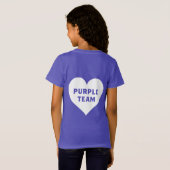 Color War Purple Team Shirt (Schwarz voll)