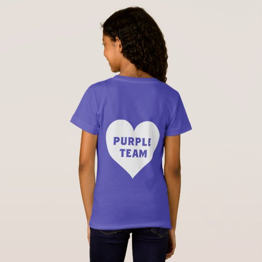 Color War Purple Team Shirt (Schwarz voll)