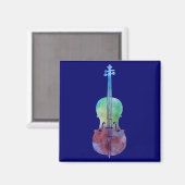 Color Washed Cello Magnet (Vorderseite/Rückseite)