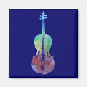 Color Washed Cello Magnet