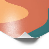 Color Wave Horizon Fotodruck (Ecke)