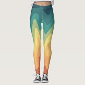 Color Wave Horizon Leggings (Vorderseite)