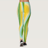 Color Wave" Leggings - stilvoll und komfortabel de (Rückseite)