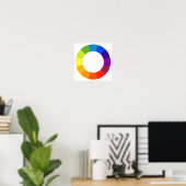 Color Wheel III Poster (Heimbüro)