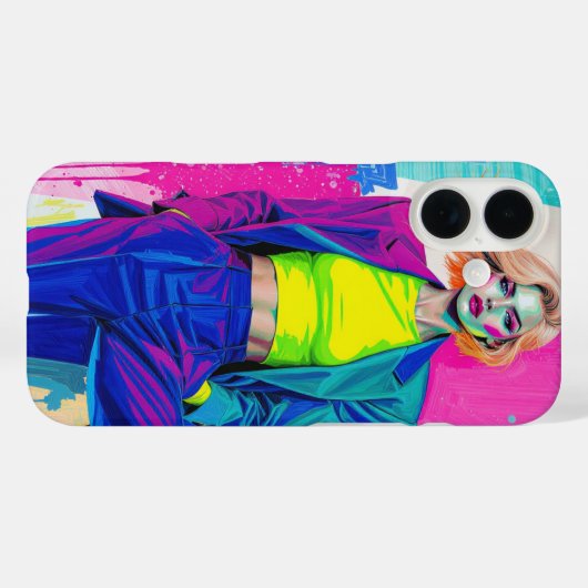 Color Whisper – iPhone 16 Case (Rückseite (Horizontal))