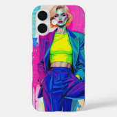 Color Whisper – iPhone 16 Case (Rückseite)