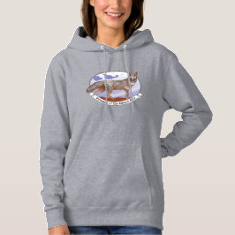Color Womens Island Fox Logo Classic Hoodie