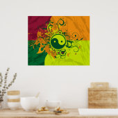 Color Yin Yang Poster (Küche)